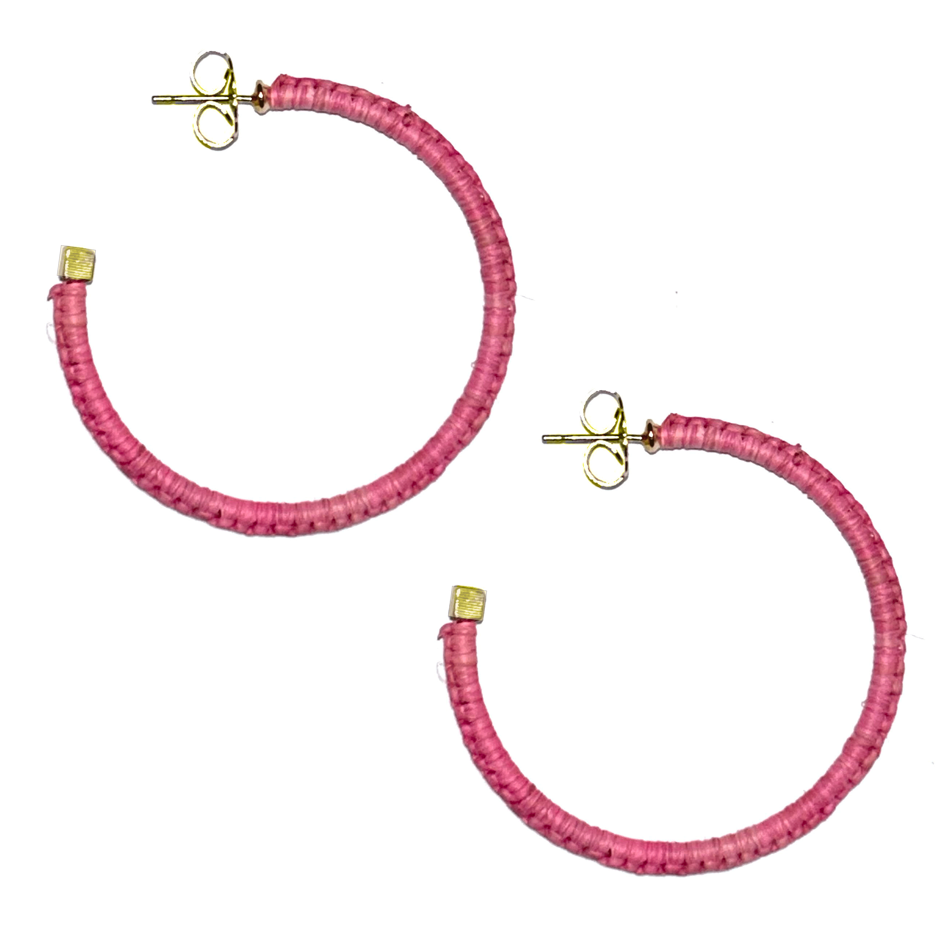 Large Raffia Wrapped Hoop