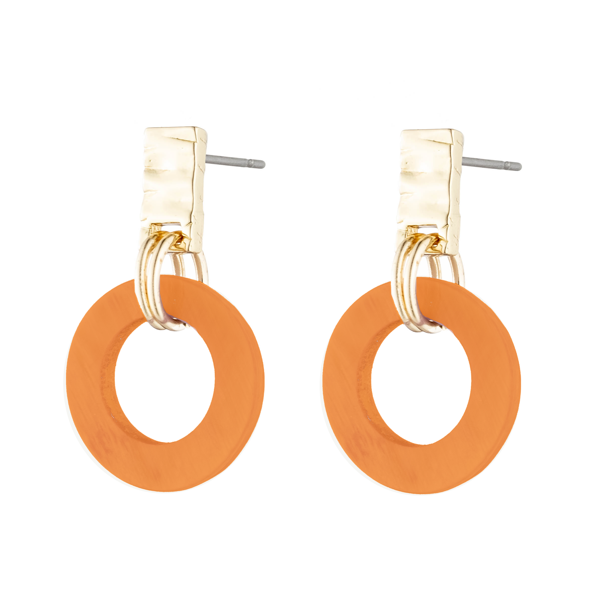 Fern Small Drop Earring in Horn