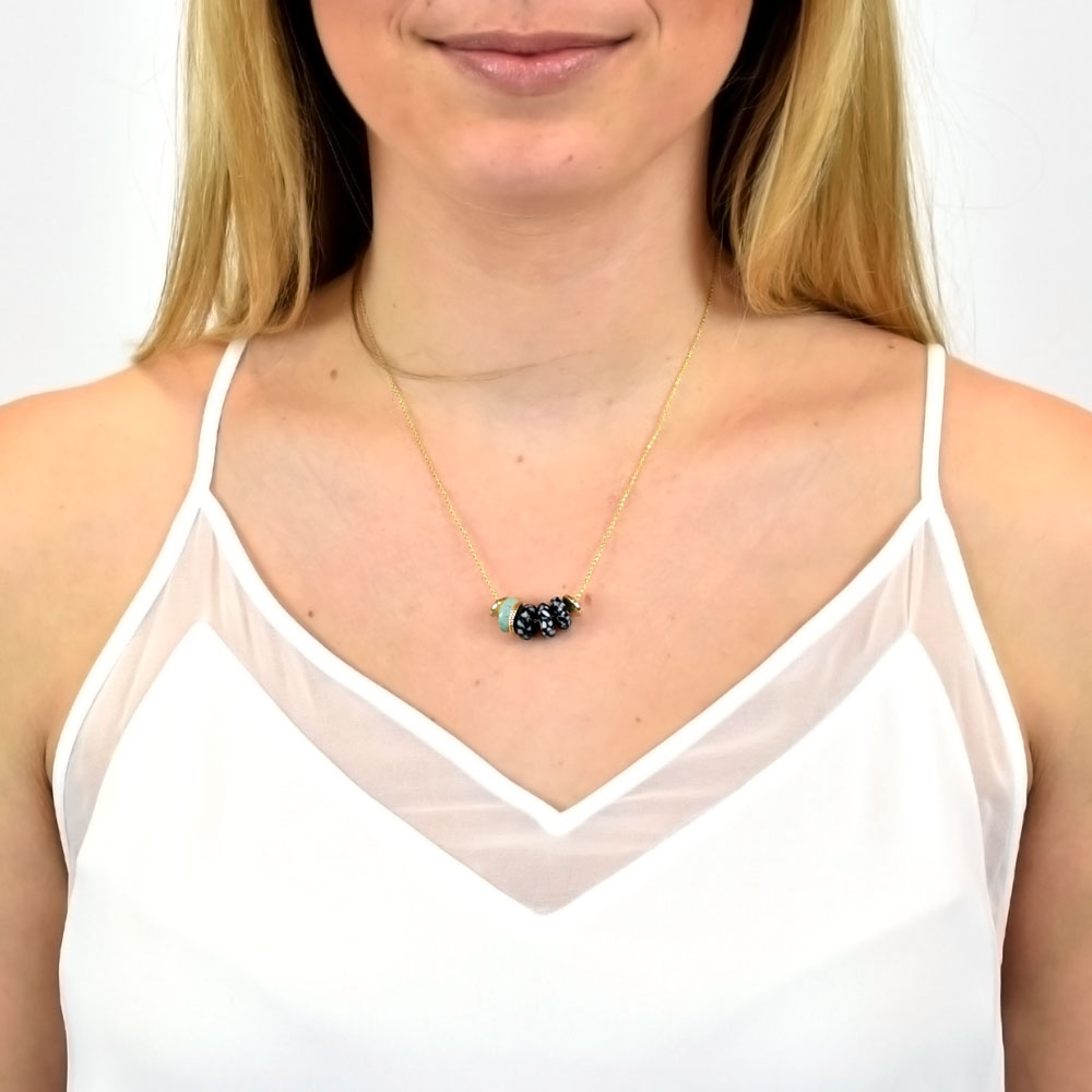 Nala Dainty Beaded Necklace