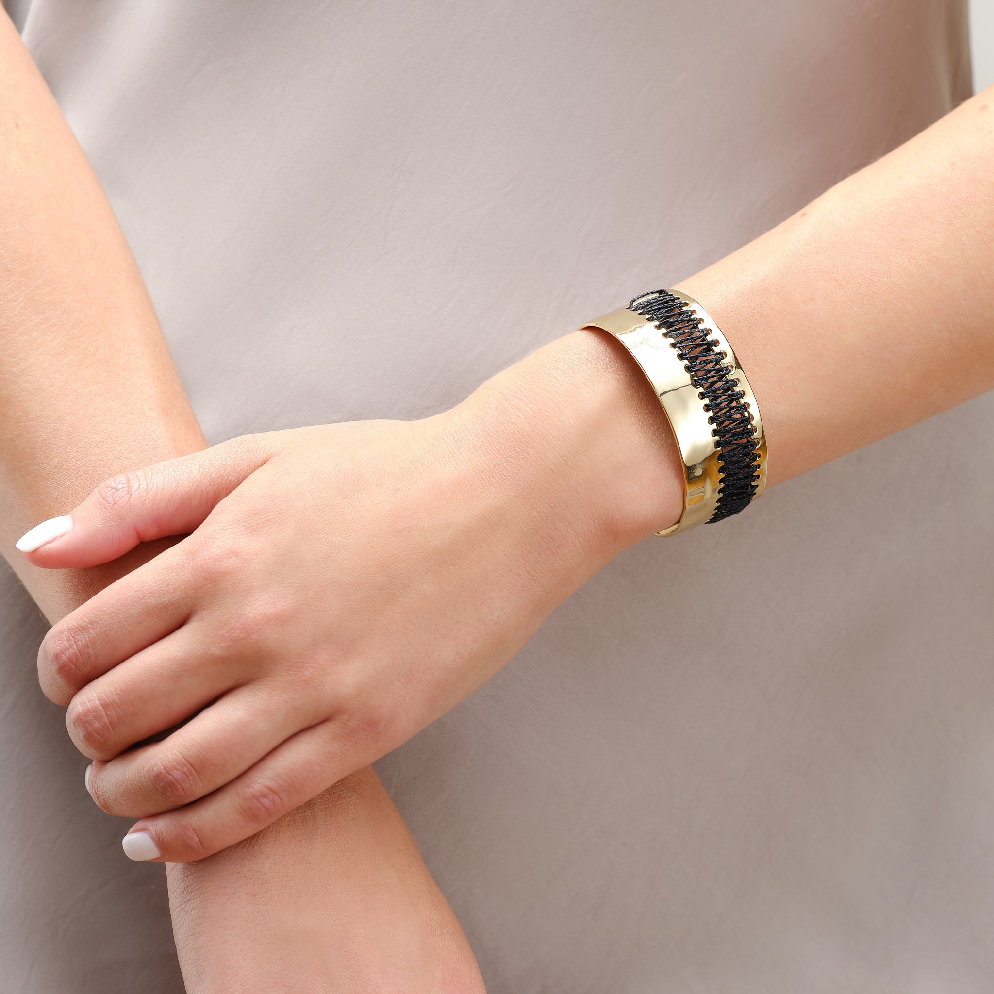 Luan Gold Cuff Bracelet