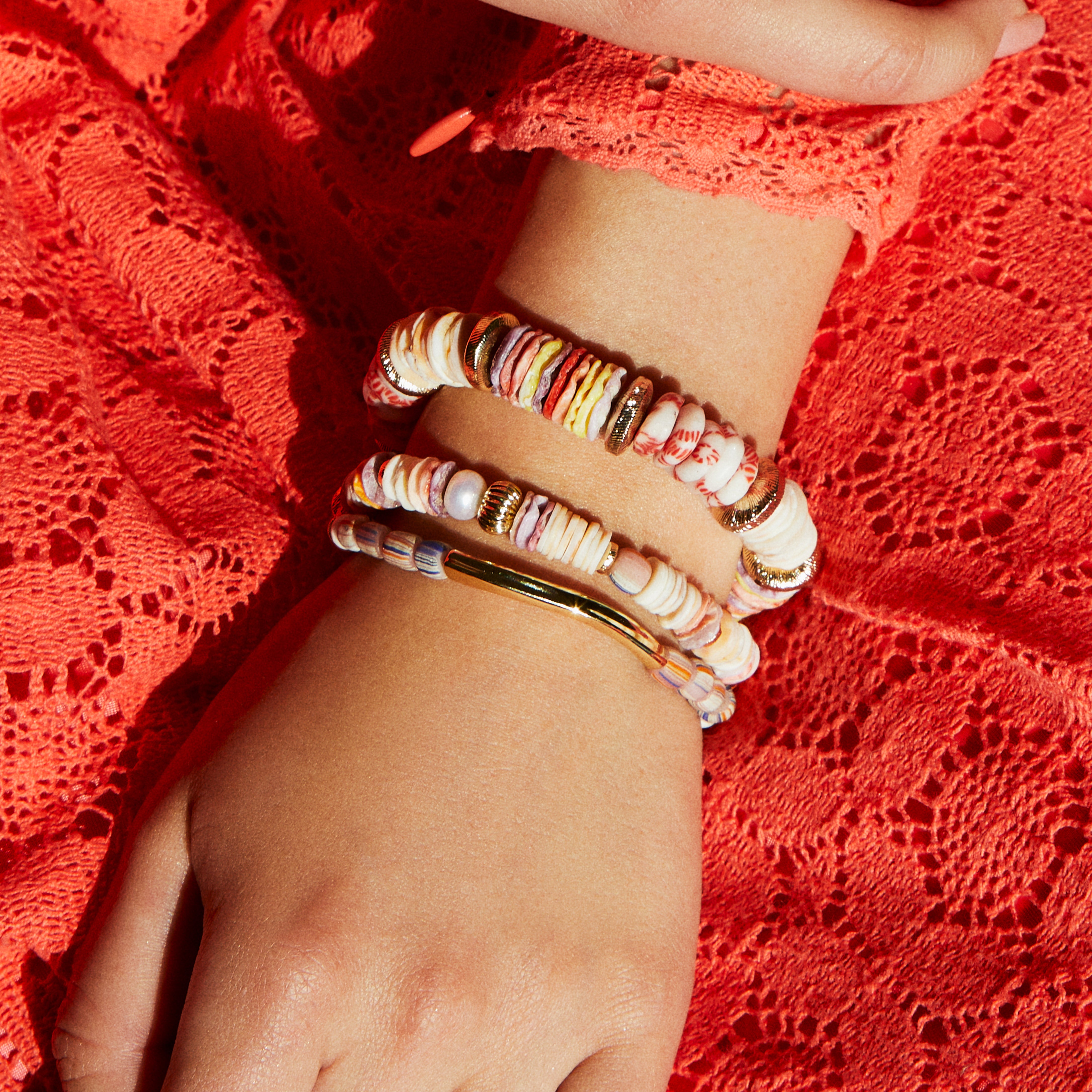 Elora Beaded Stretch Bracelet