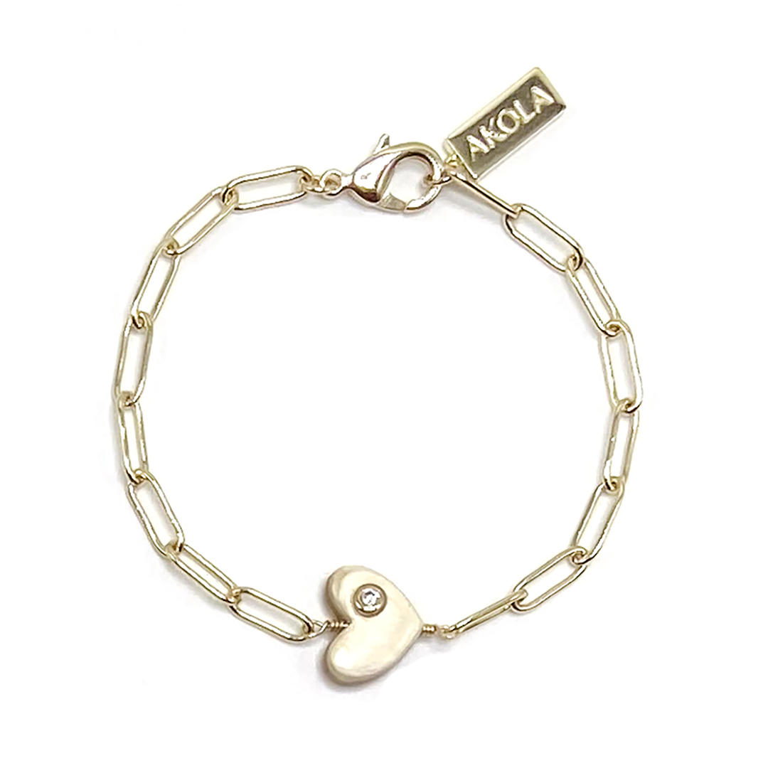 Mina Heart Charm Bracelet
