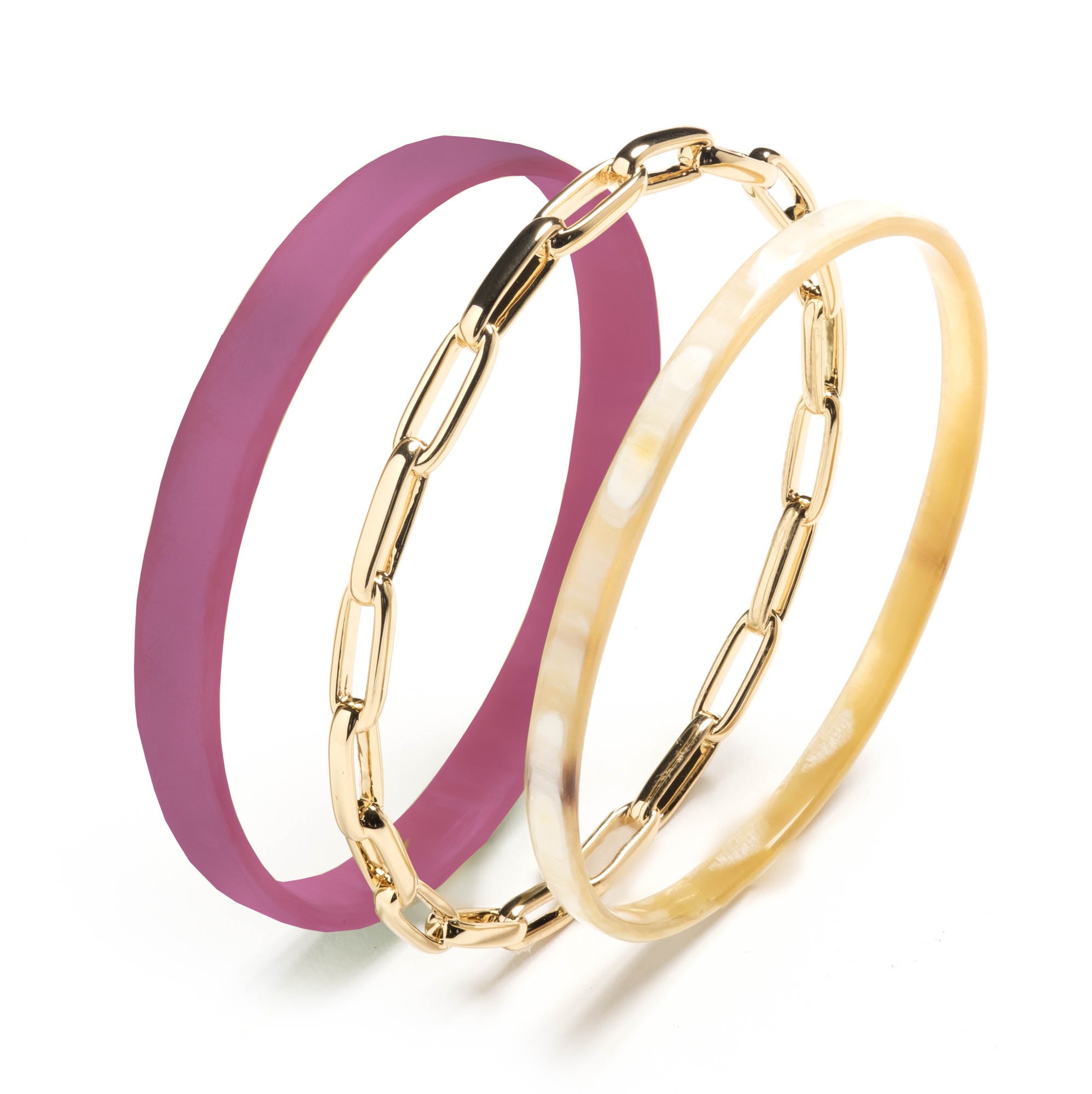 Inaya Set of 3 Bangle Bracelets