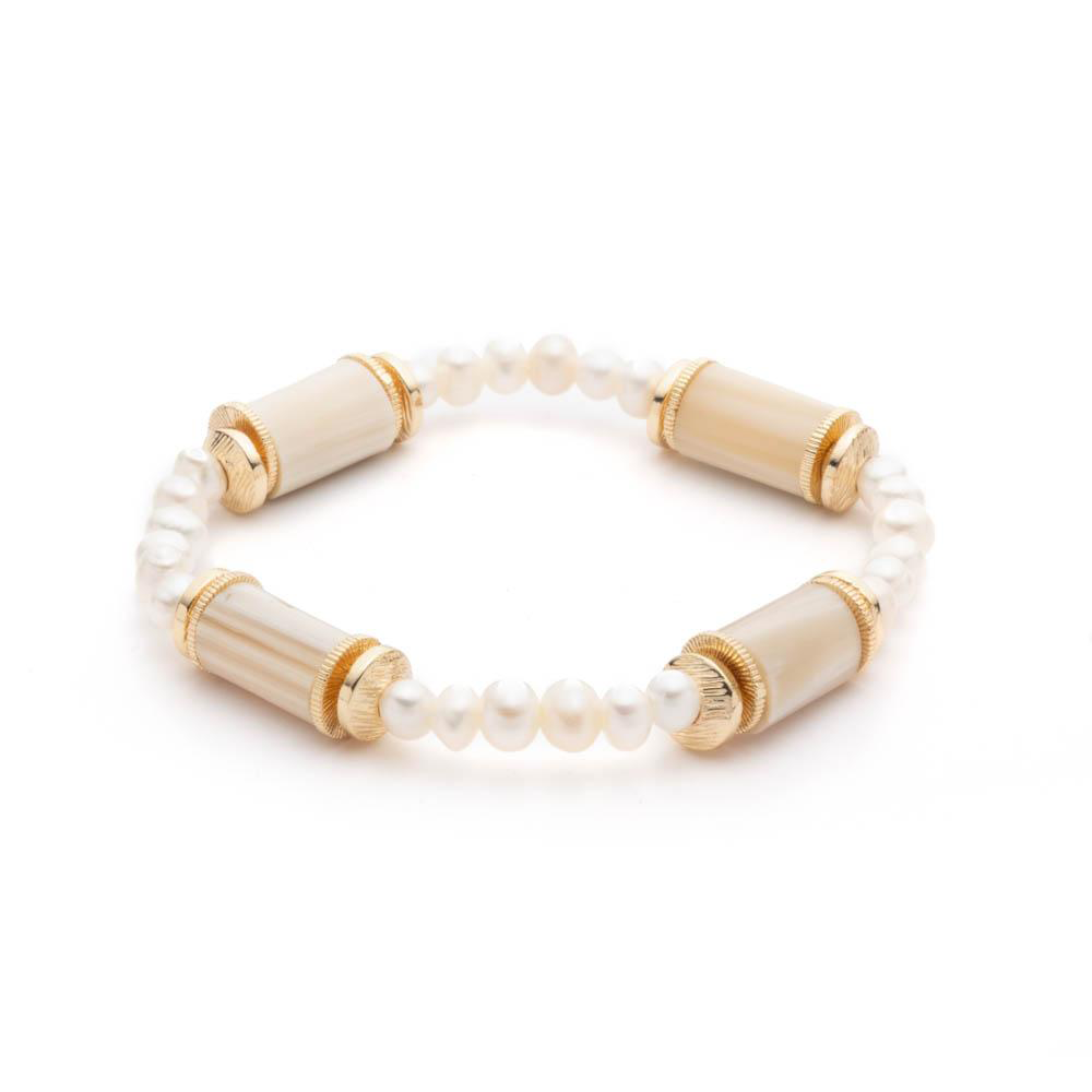Emiline Pearl Stretch Bracelet