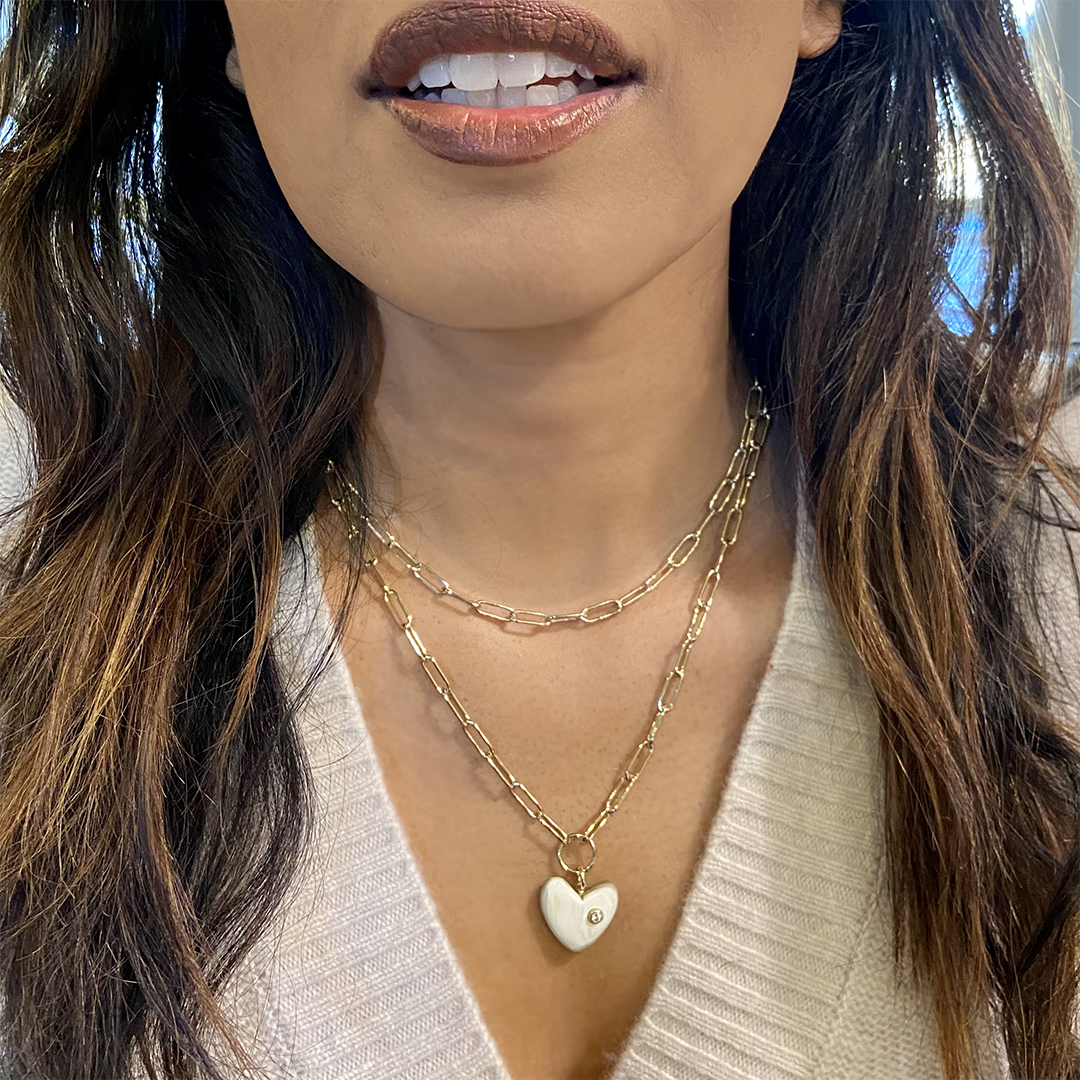 Vida Heart Charm Necklace