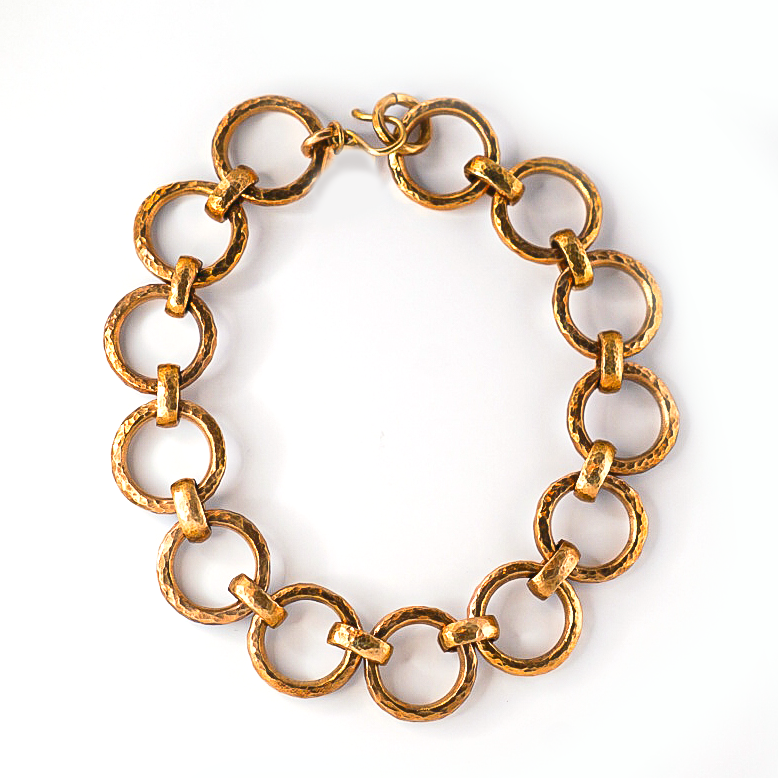Tinsley Brass Choker Necklace