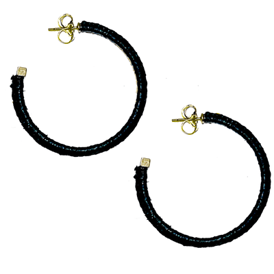 Large Raffia Wrapped Hoop