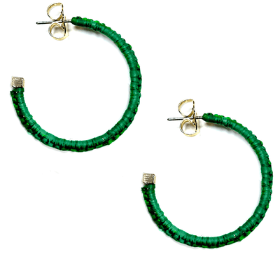 Large Raffia Wrapped Hoop