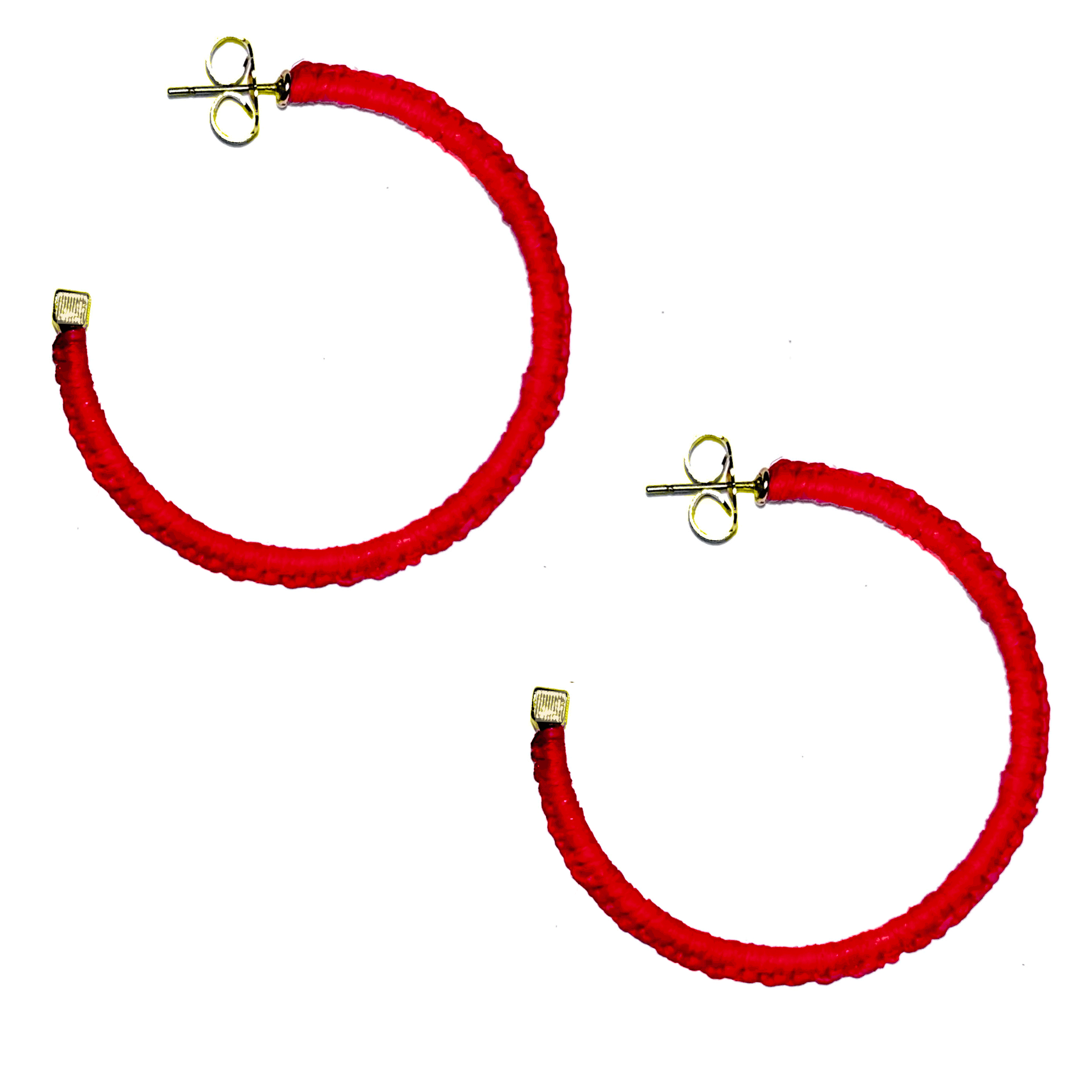 Large Raffia Wrapped Hoop