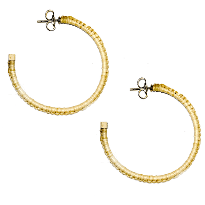 Large Raffia Wrapped Hoop