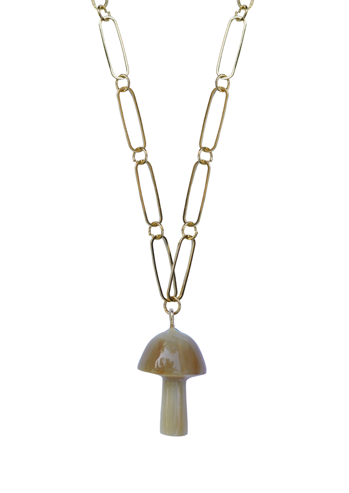 Mushroom Light Horn Charm