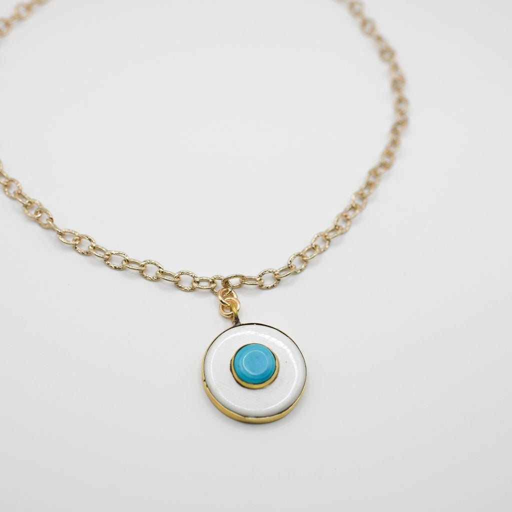 Mod Safari Circle Necklace