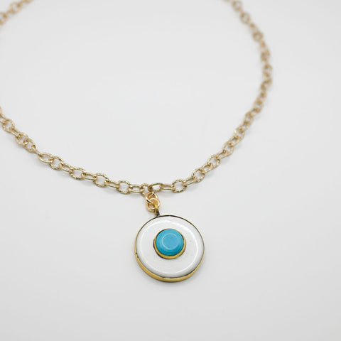 Mod Safari Circle Necklace