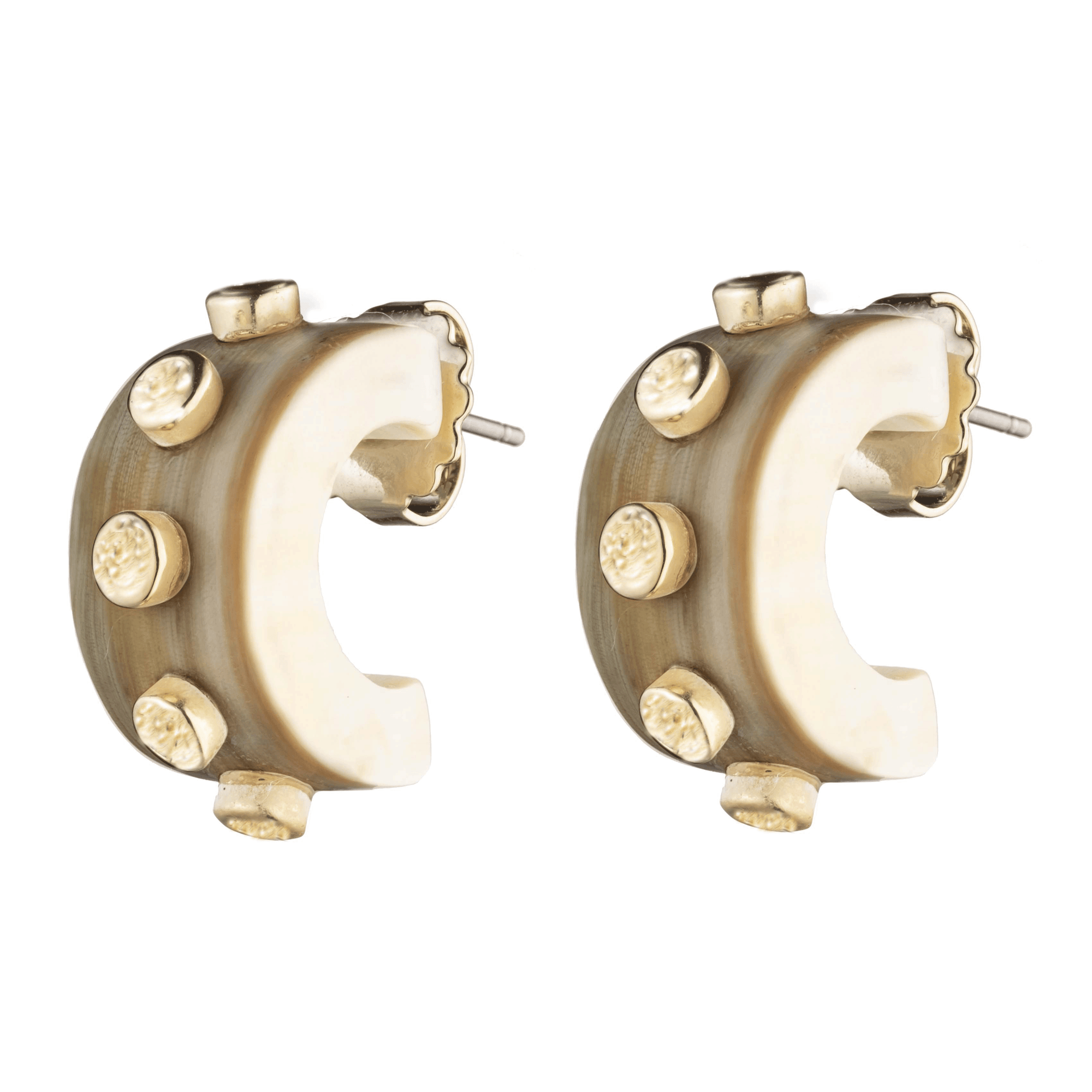 Gianna Studded Huggie Earring