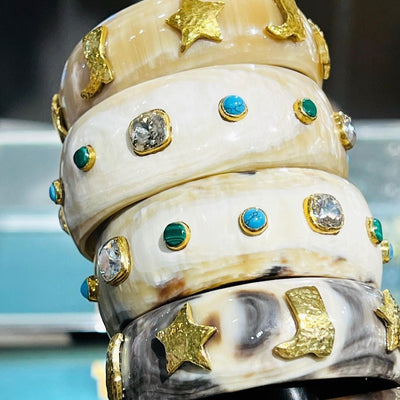 Rhys Stars and Boots Bangle Bracelet