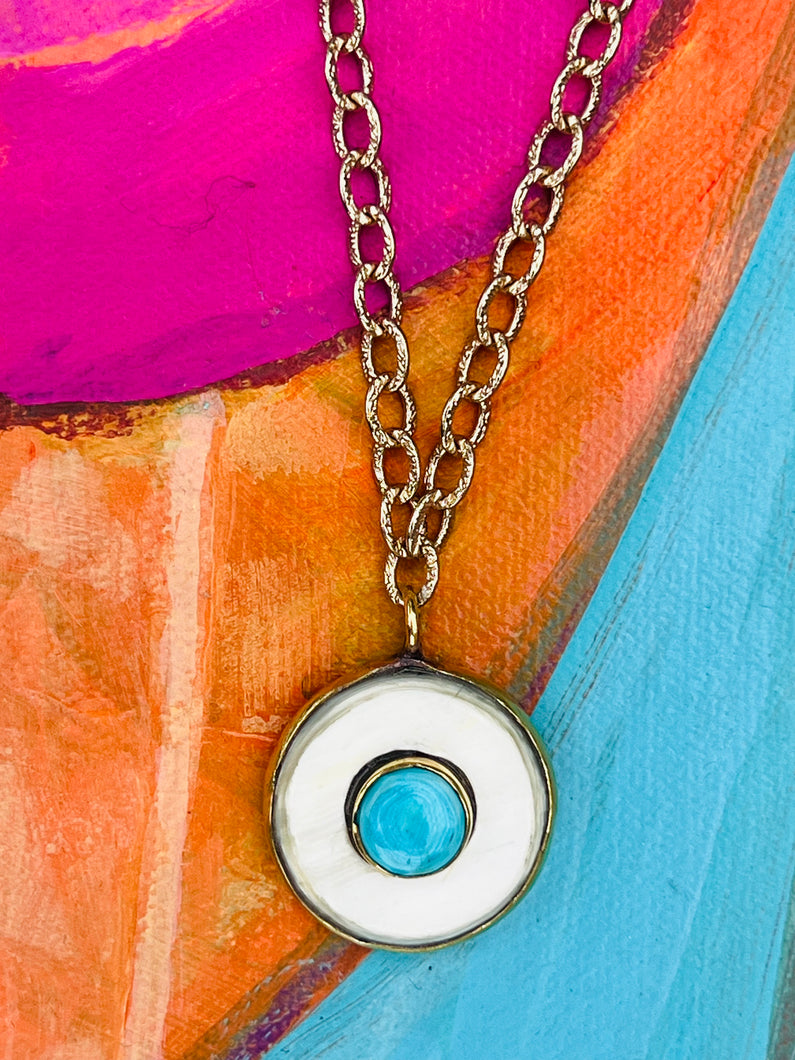 Mod Safari Circle Necklace