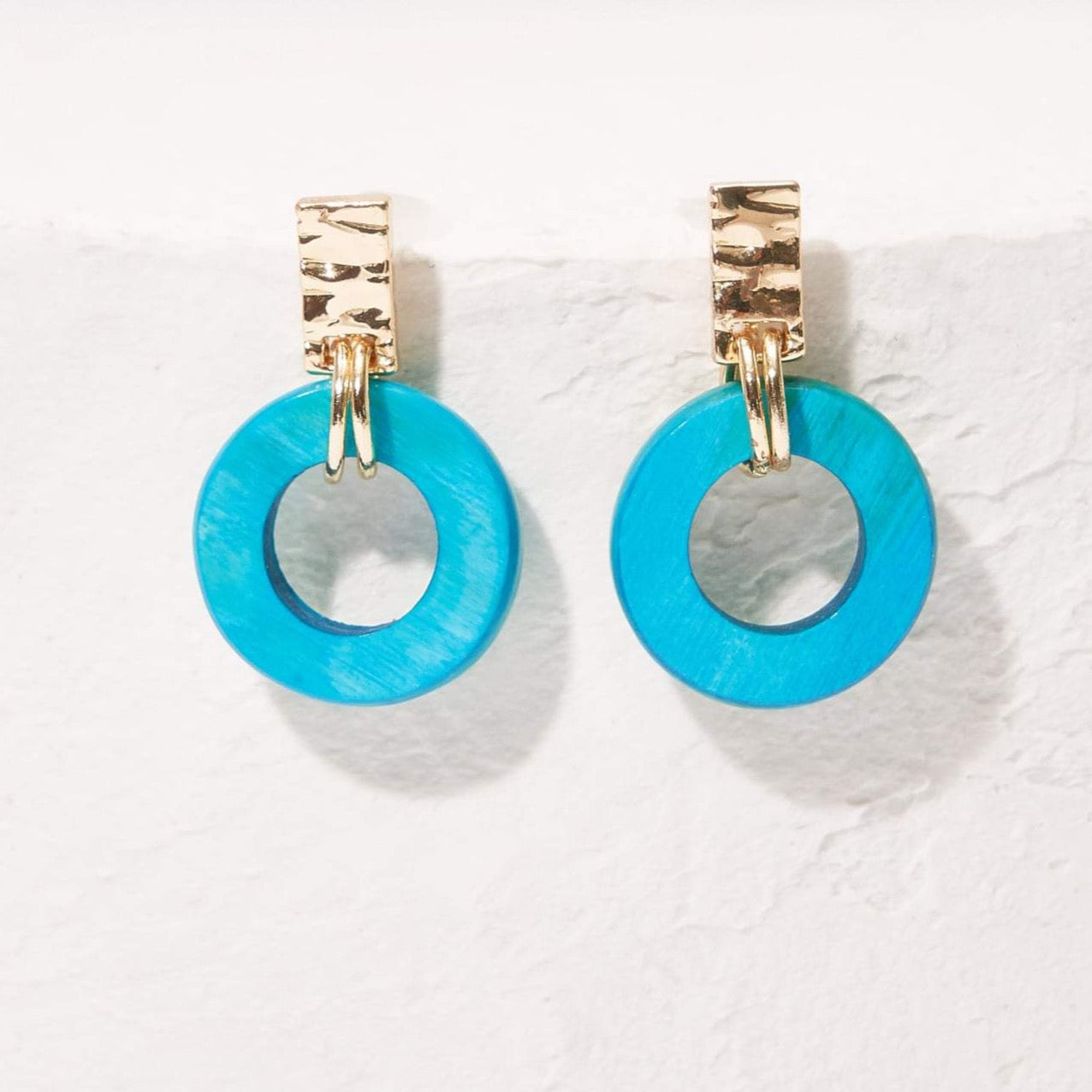 Fern Earring in Turquoise - Akola