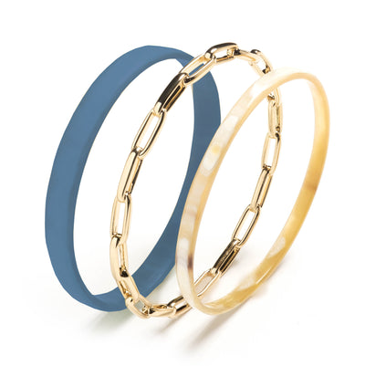 Inaya Set of 3 Bangle Bracelets