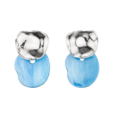 Elise Small Drop Earring in Silver