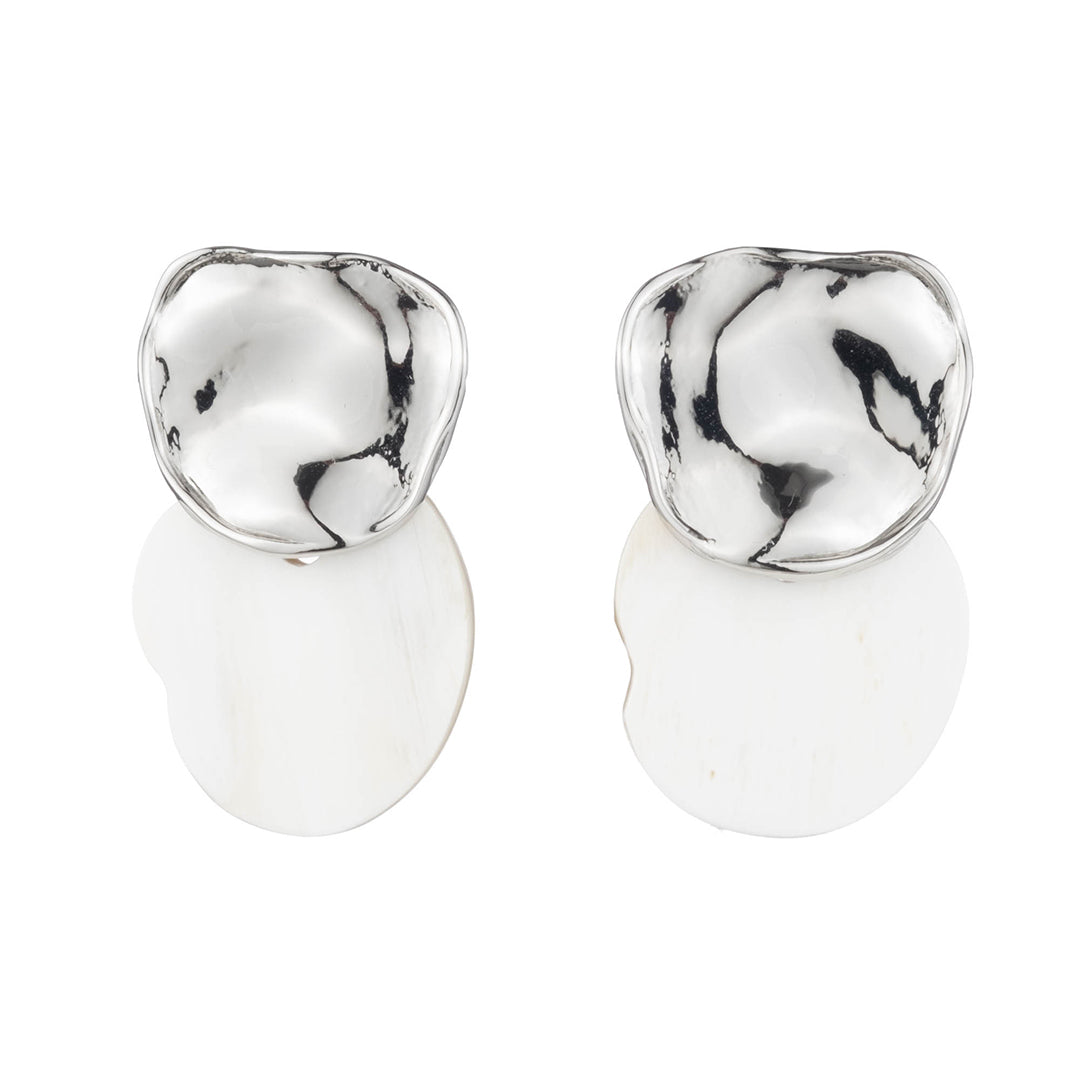 Elise Small Drop Earring in Silver