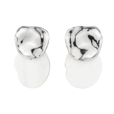 Elise Small Drop Earring in Silver