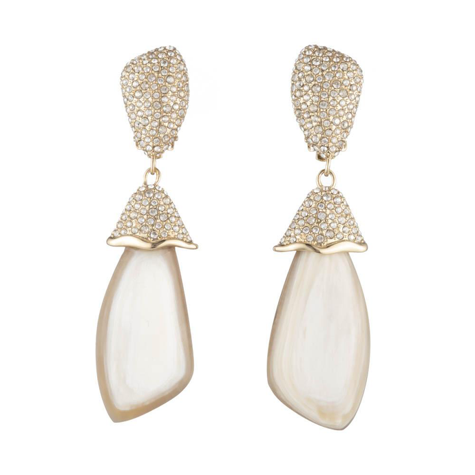 Ainsley Pave Clip-on Statement Earrings