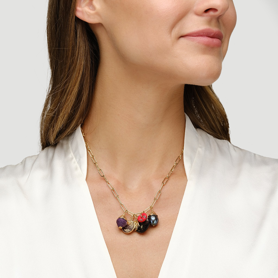 Octavia Multi Charm Necklace
