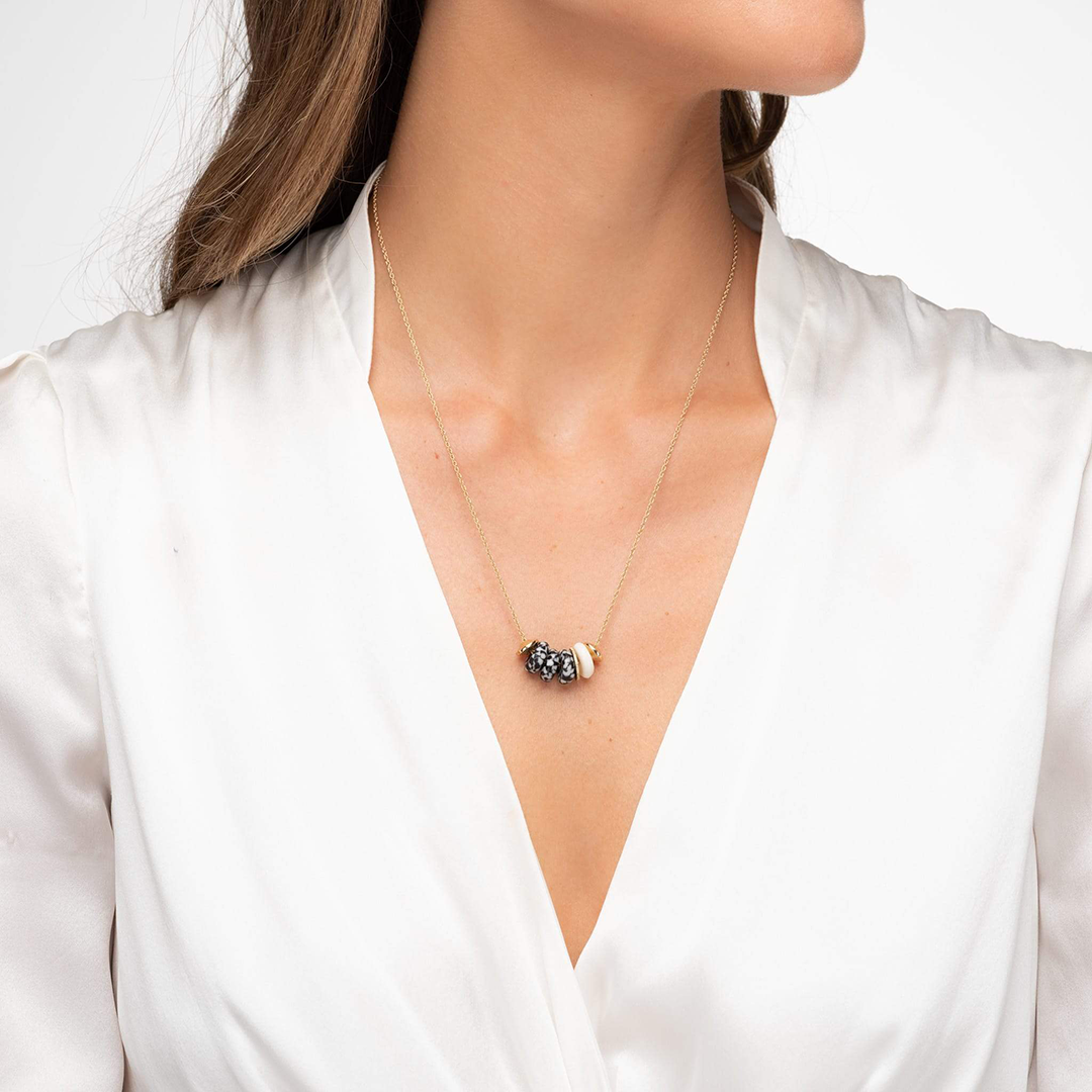 Nala Dainty Beaded Necklace