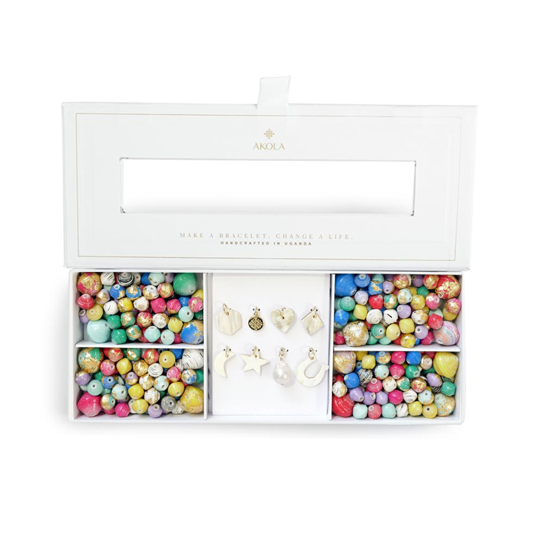 Anasa DIY Necklace and Bracelet Rainbow Kit