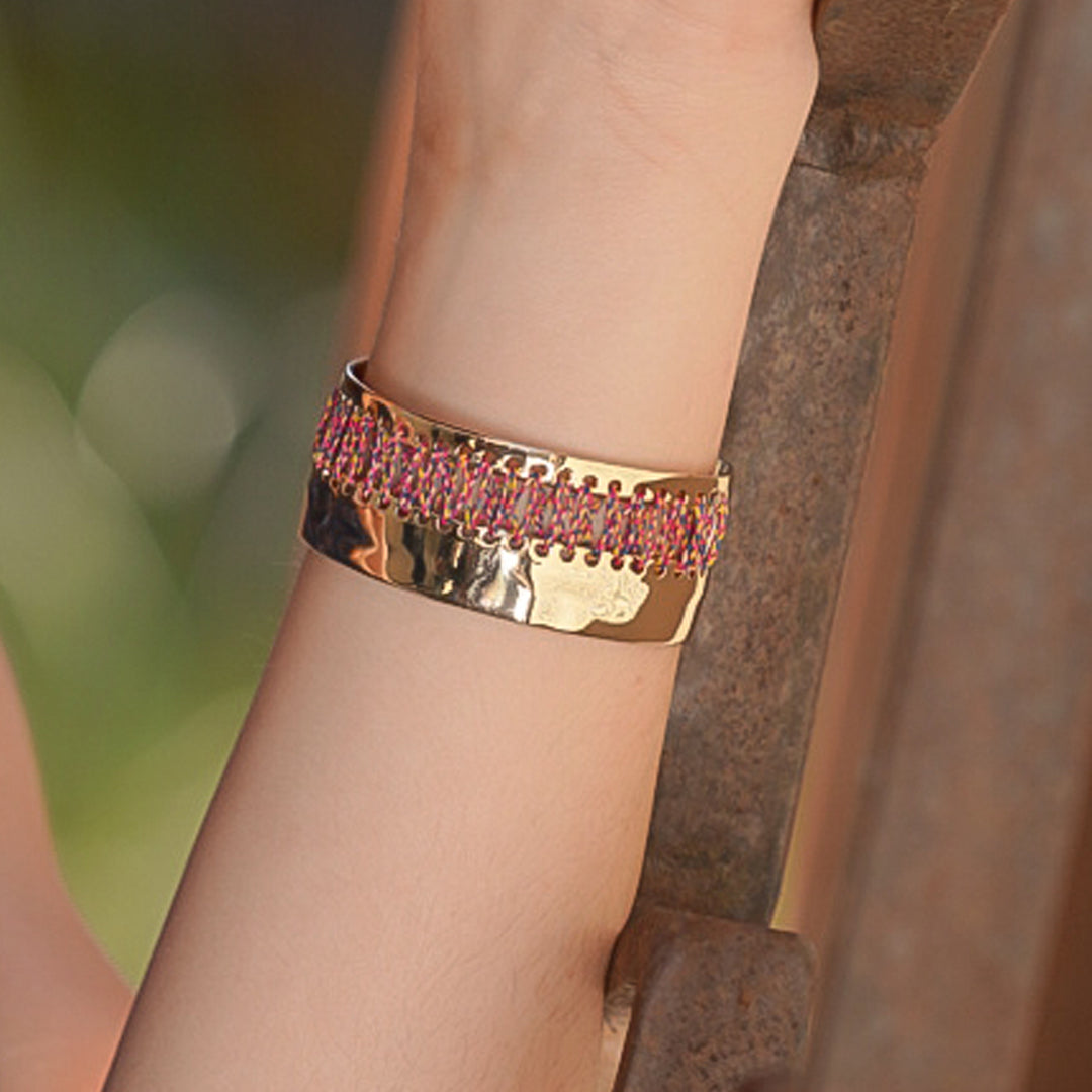 Luan Gold Cuff Bracelet