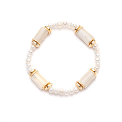 Emiline Pearl Stretch Bracelet