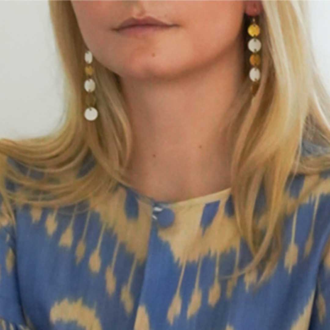 Asani Linear Drop Earrings