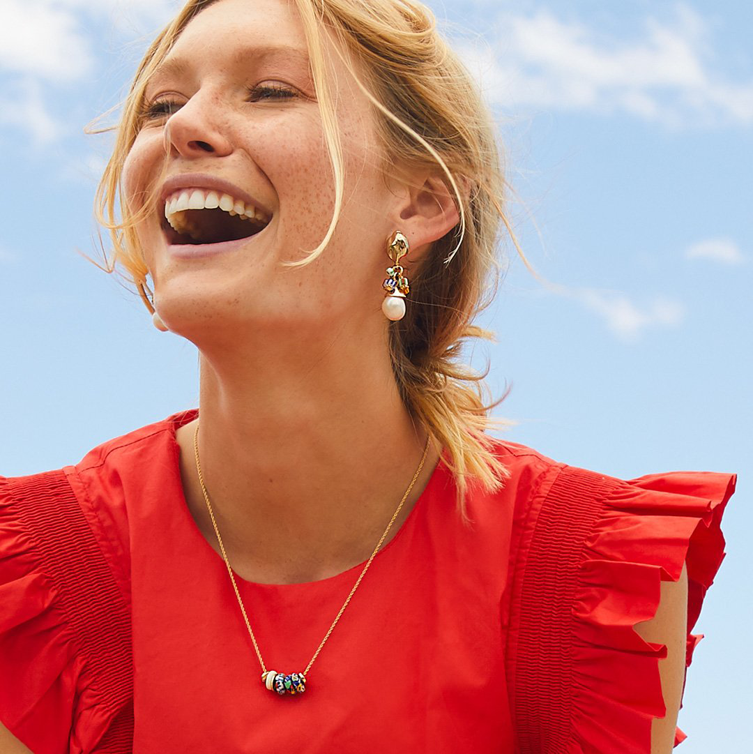 Nala Dainty Beaded Necklace