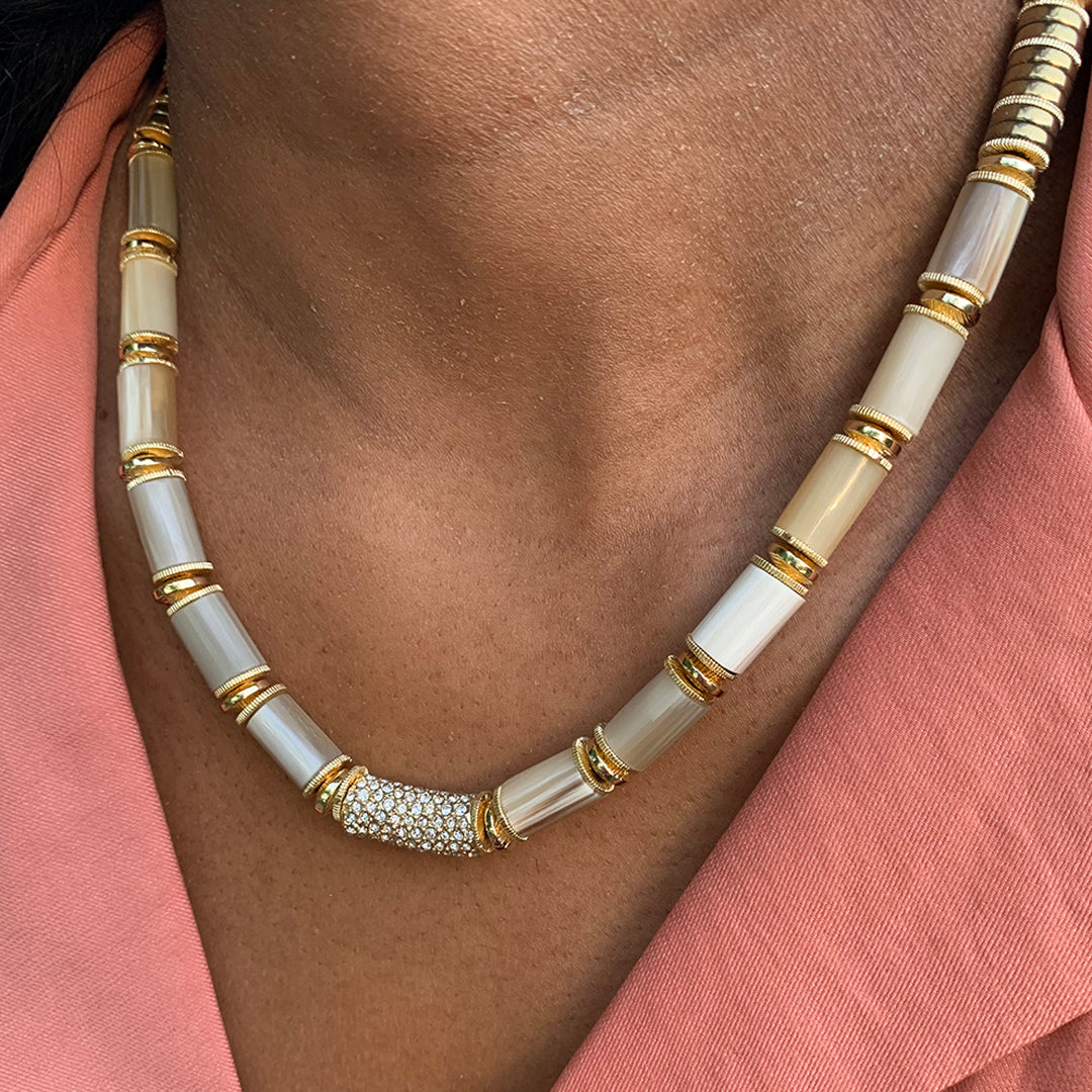 Prianka Beaded Statement Necklace