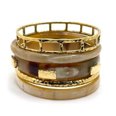 Dayo Set of 5 Stacking Bracelets